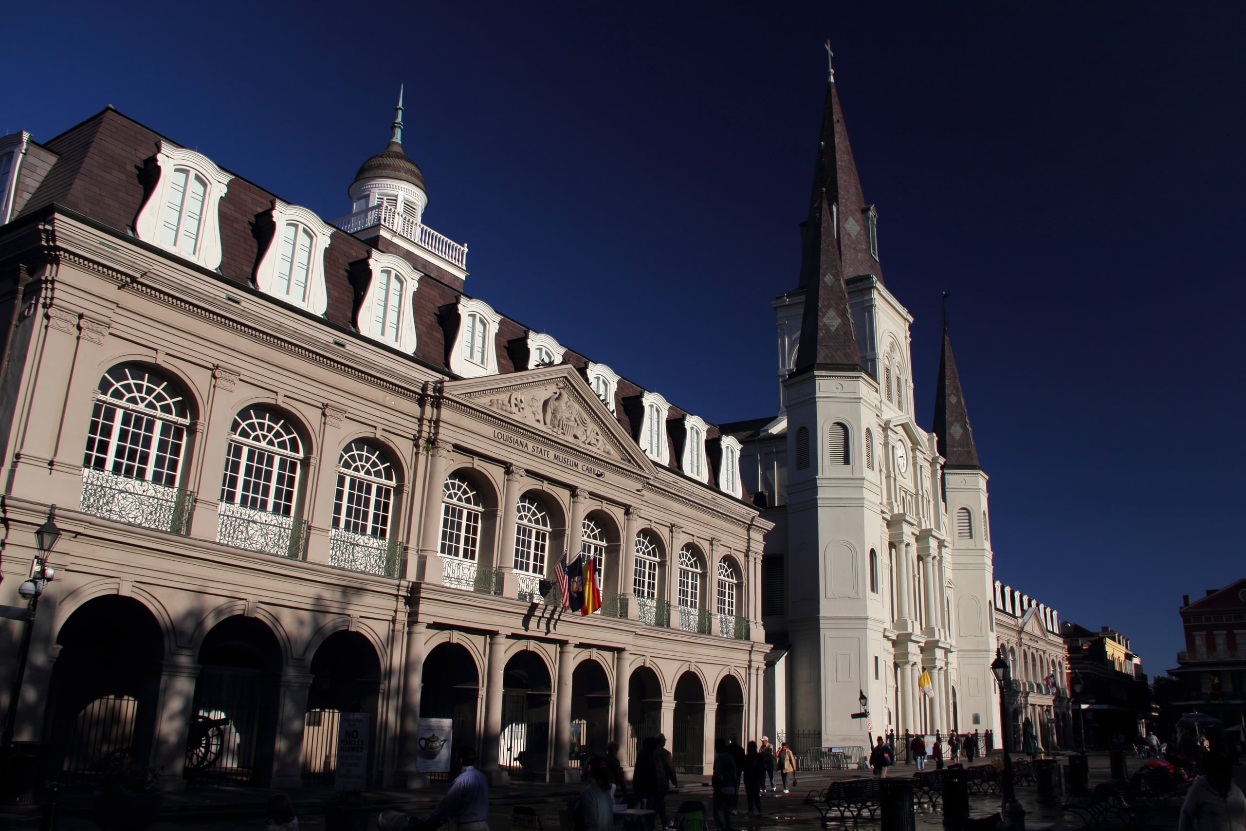 Historic Buildings in Jackson Square, French Quarter, New Orleans