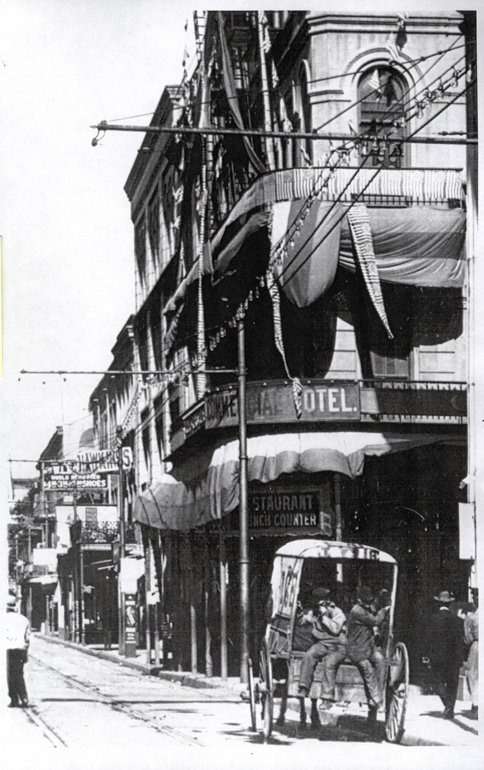 Commercial Hotel vintage photo