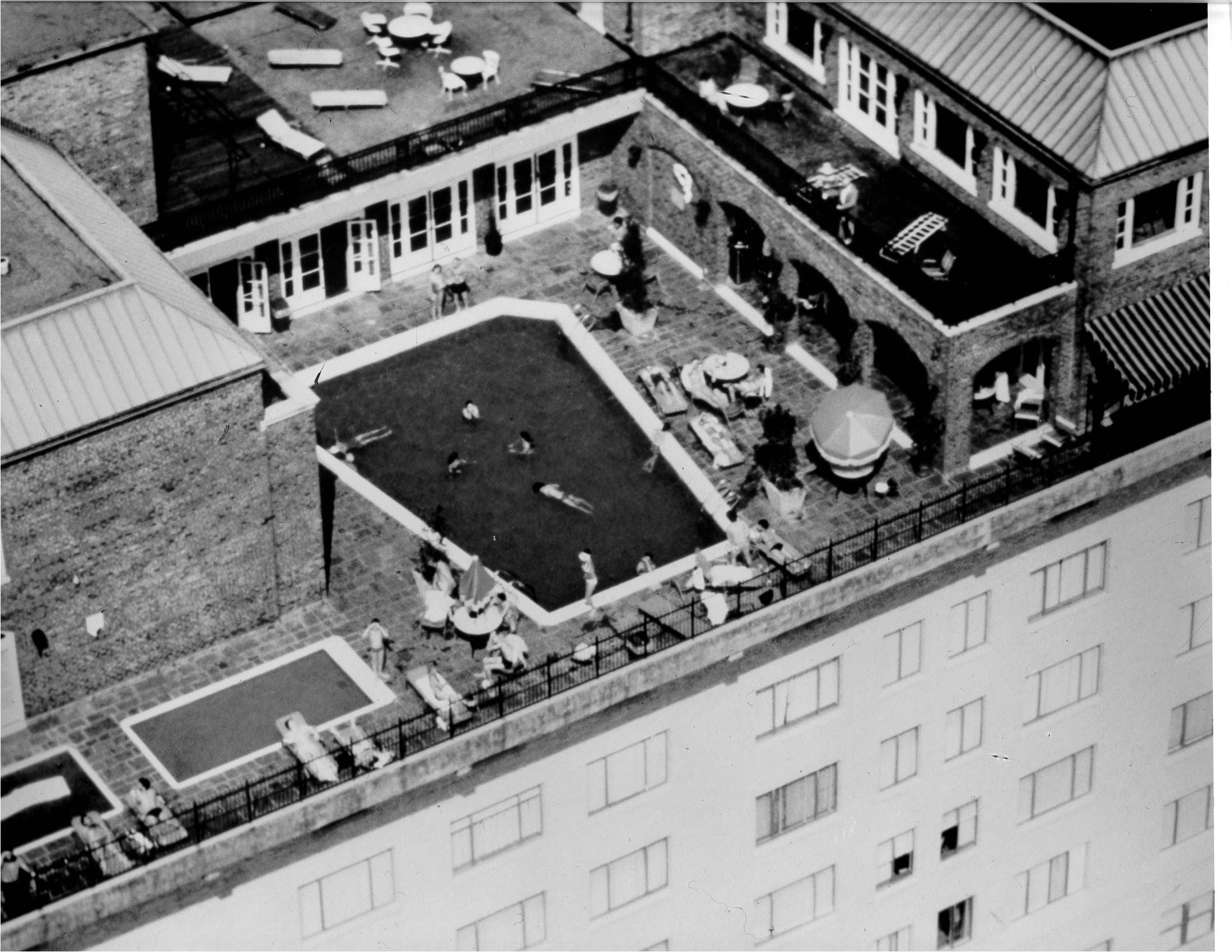 Vintage Rooftop of Hotel Monteleone